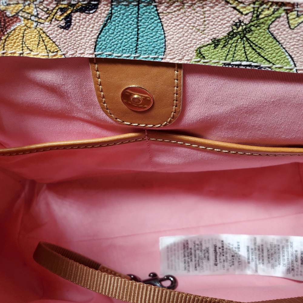 Disney Dooney & Bourke Bag - Disney Princesses - Small Zip Satchel Bag EUC - Picture 12 of 16